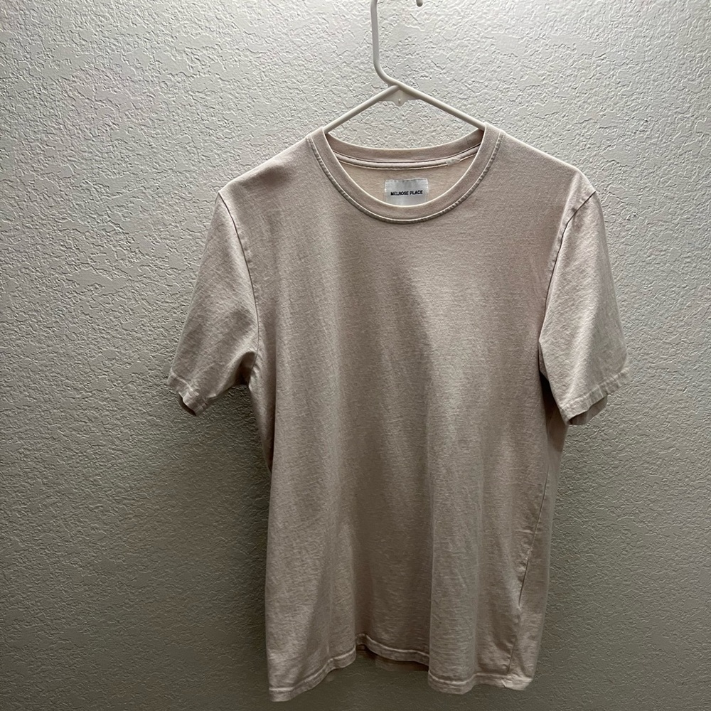 Melrose Place Men’s Medium Cotton T - Oatmeal